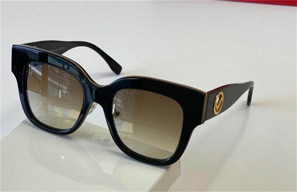 

new fashion design sunglasses 0359 cat eye plate frame metal temples popular avantgarde style classic uv400 protective glasses, White;black
