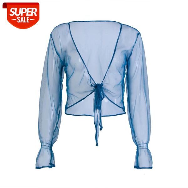 

new women's perspective mesh seamless fishnet long sleeve turtleneck see short #174p, White