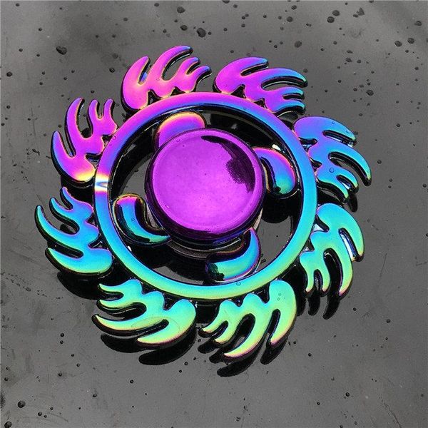 

2019 rainbow fidget spinner metal triangle hand spinner stress wheel finger spinner edc sensory widget fidget toys fx16 h wmtwcj