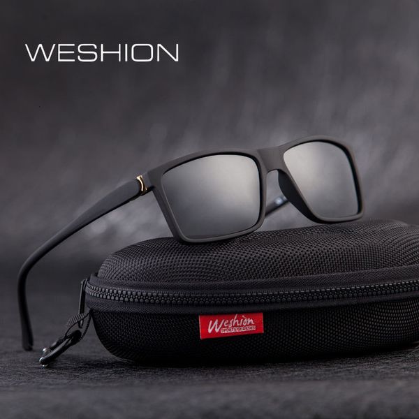 

brand square women yellow polarized sunglasses men designer sun glasses driving fishing masculino uv400 box, White;black