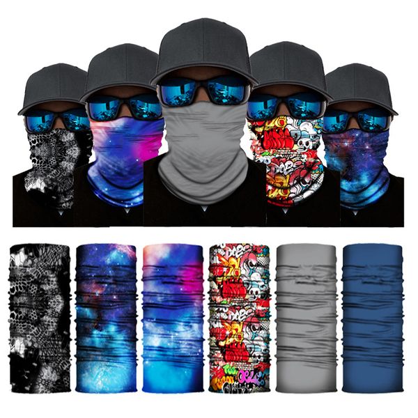 

balaclava face sun mask skull pattern headwear neck gaiter for men 3d dust mask sun uv dust wind proof