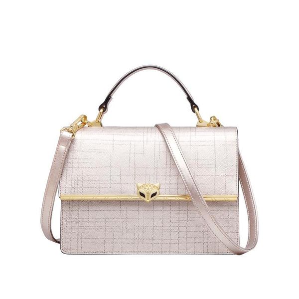 

hbp golden fox fashion brand luxury leather bag ladies all-match organ messenger bag calfskin shoulder bag leather belt box
