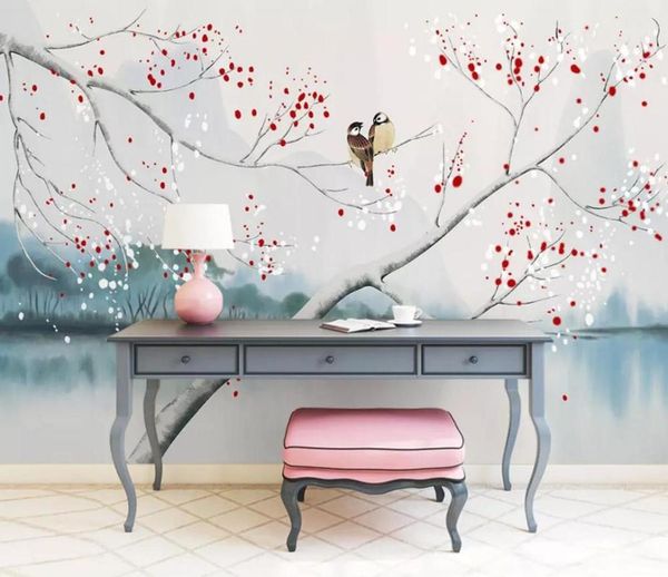 

wallpapers [self-adhesive] 3d bird on the tree 175246 wall paper mural print decal murals1