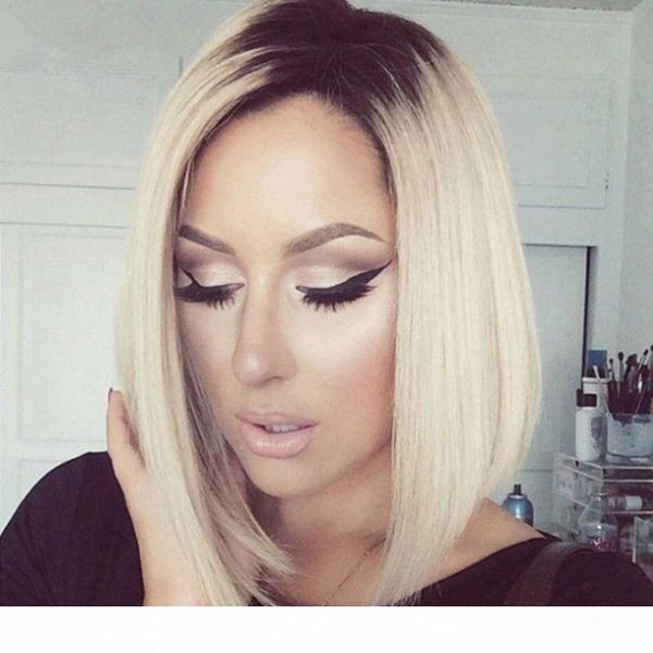 

wig straight lace front human hair wigs for black women pre plucked with baby hair peruvian lace wig remy, Black;brown