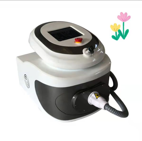

808nm diode laser 3 wavelength for permanent hair removal machine clinic home or spa use, Black