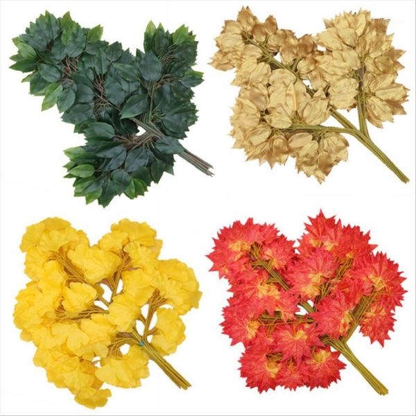 

decorative flowers & wreaths artificial plants for home wedding garden party decoration fake flower diy floristics wall type gift eucalyptus