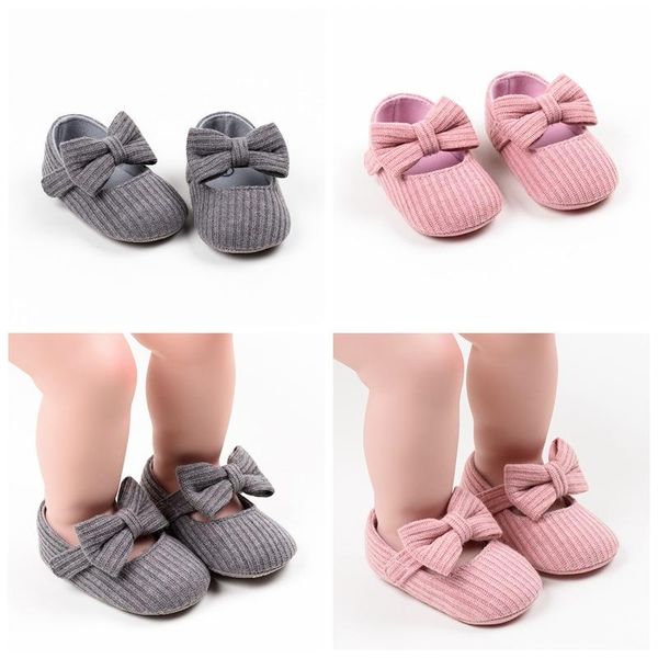 

first walkers baby clothing born girl shoes 1 year soft sole crib cotton butterfly-knot prewalker