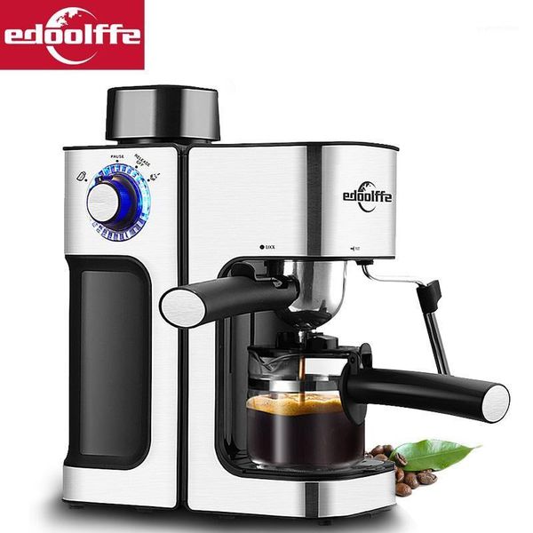 

coffee roasters edoolffe md-2006 espresso machine built-in milk frother 5bar pump system makers 800w machines 220-240v 50hz1
