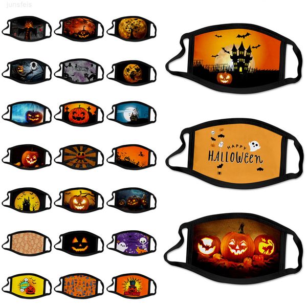 

fashion halloween masks face anti-fog and washable children windproof ice silk breathable dustproof mask