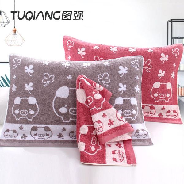 

towel custom made soft cartoon pillow for couples