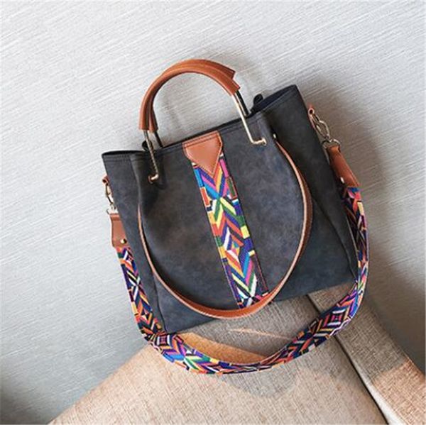 

zz fashion women pu leather shoulder strap bucket bags casual shoulder bags designer handbag totes crossbody bags wallet purse #20914