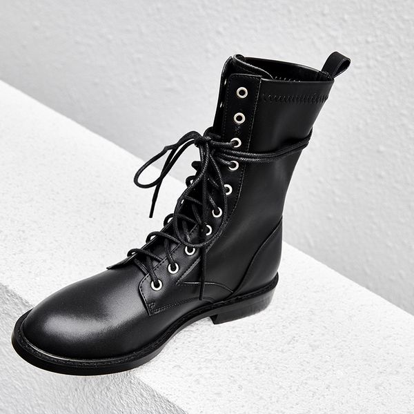 

vangull 2020 women's fashionable shoes genuine leather cow leatherlow straps of heels with short knight's boots, boots r5oq, Black