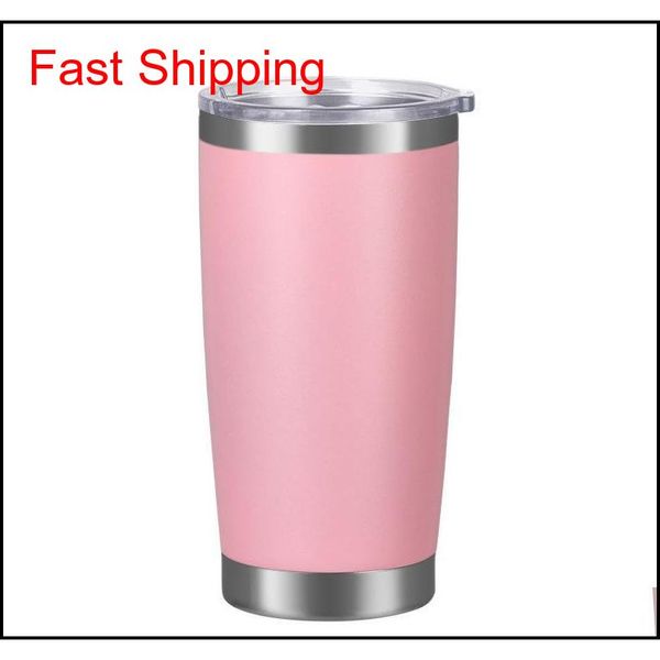 

20oz car cups stainless steel tumblers cups vacuum insulated travel mug metal water bottle beer coffee mugs qylsmc homes2011