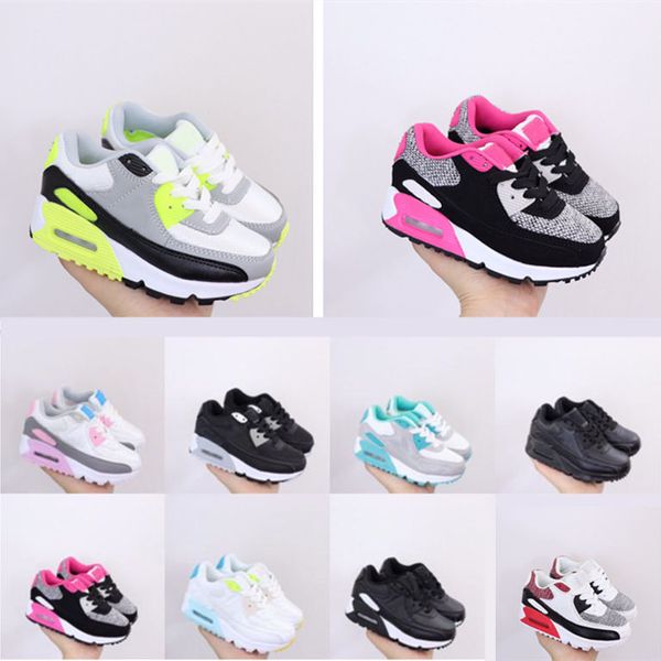 

am 90 run обувь hyper blue teal детский обувь свет дыма серый розовый металлический серебряный тройной белый аврора зеленый вольт едва детск, White;red