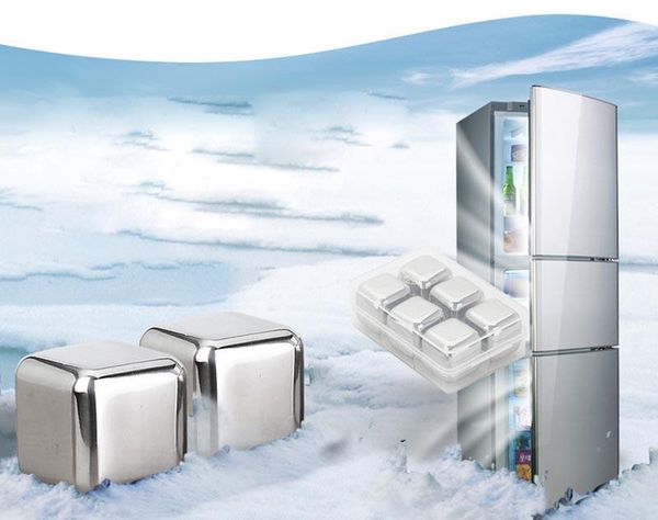 

stainless steel reusable ice cubes chilling stones for whiskey wine bar ktv supplies magic wiskey wine beer cooler jllwse home003