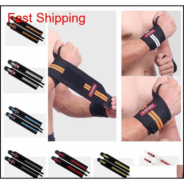 

gym hand wraps wrist strap weight lifting wrist wraps gloves crossfit dumbbell powerlifting wrist support sport wristband bracers vlh2b, Black;red