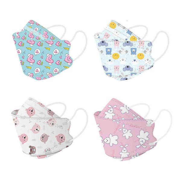 

chilen's positioning protective breathable mask three-layer cartoon cute printing 3d three-dimensional student