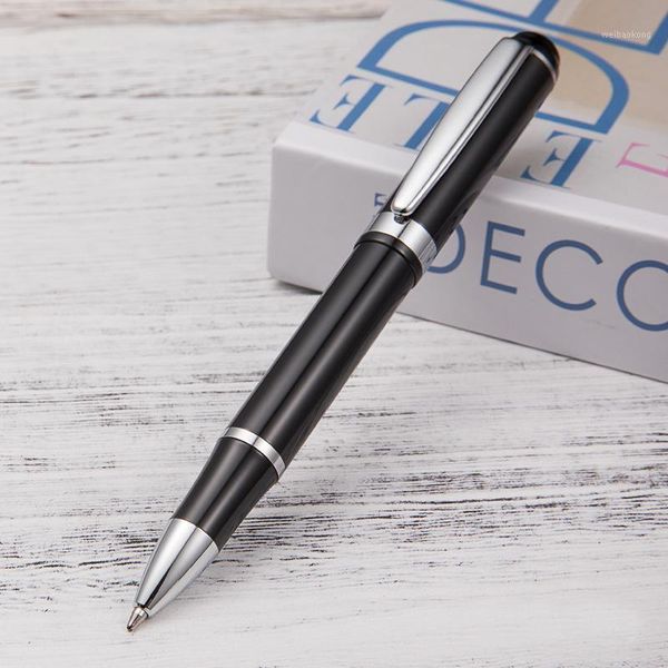 

ballpoint pens metal pen black creative advertising gift pen1, Blue;orange