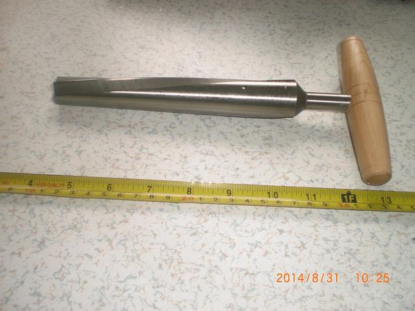 

1 pc quality spiral type double bass end pin reamer with size of 21mm to 32 mm luthier tools