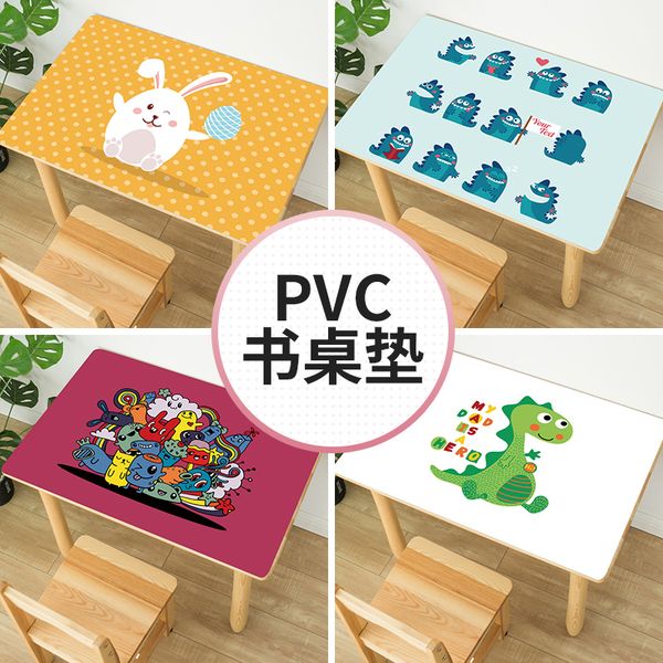 

desk mat nordic cartoon pvc small table cloth waterproof, anti scald and non washable
