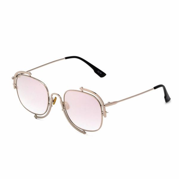 

sunglasses uv-resistant mini-frame for ms. sunglass, White;black