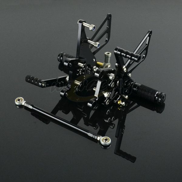 

pedals cnc adjustable motorcycle billet foot pegs rest footpegs rearset for t595 motorbike