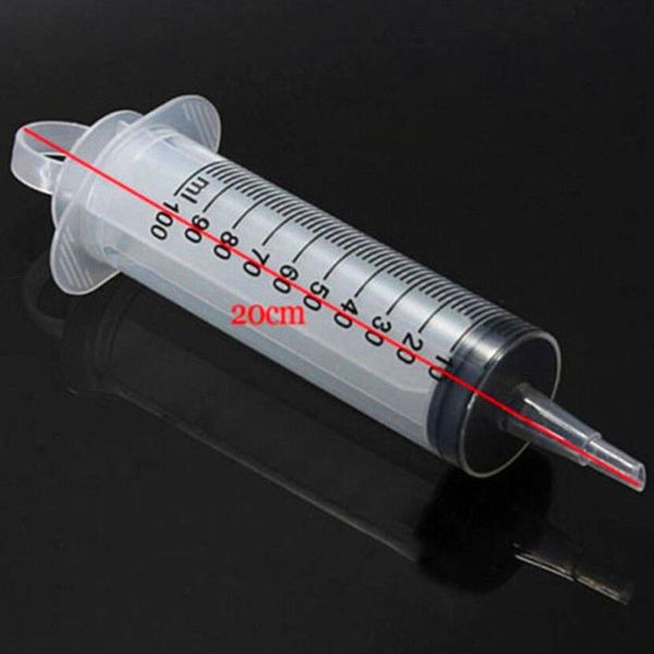 

100ml reusable plastic feeder cleaning douche enema nutrient sterile health measuring syringe tools 40fp21 100ml reusable bbyphe