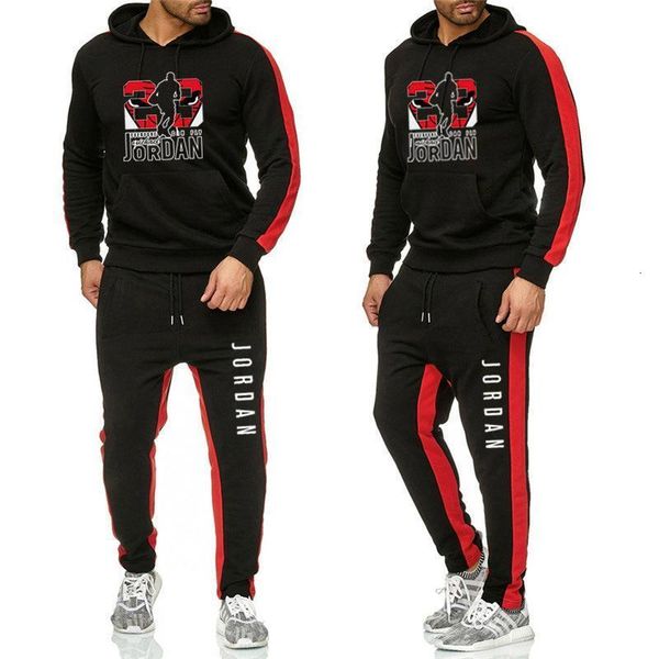 

new tracksuit zipper hoodie cardigan+sweat pants brand hooded men casual cotton fall/winter warm workout sweatshirts sportswear, Gray
