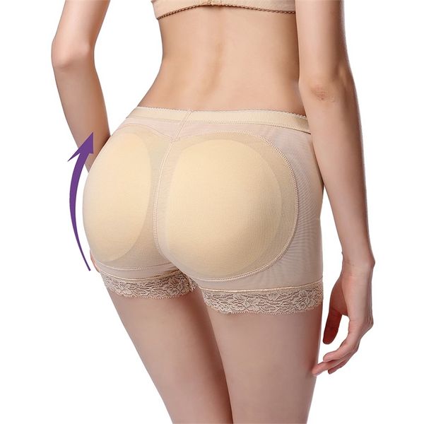 Hip Enhancer Butt Lifter Shapewear Mulheres Sexy Lingerie Plus Size S-3XL Reductoras Shapers Booty Underwear Push up Bottom 201222