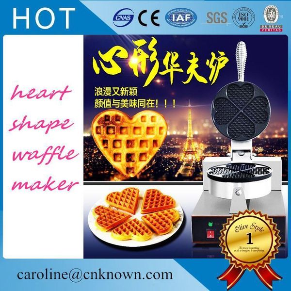 

110v / 220v electric belgium waffle maker machine heart shape waffle baker1