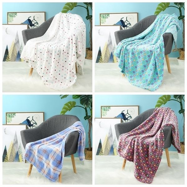 

i-baby large kids blanket 3d print soft baby flannel luxury newborn stroller blanket infant wrap cozy toddler blanket 120x150cm y200109