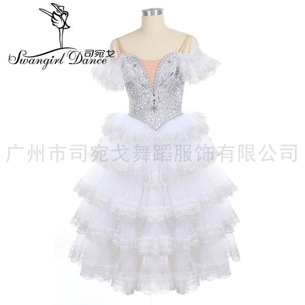 

stage wear slive spanish yagp professional ballet costume tutu dress girls performance for women bt3010, Black;red