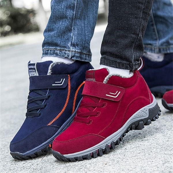 

hiking shoes winter men boots warm snow couple boots platform shoes high-non-slip ankle boot plus size 14 sports shoe