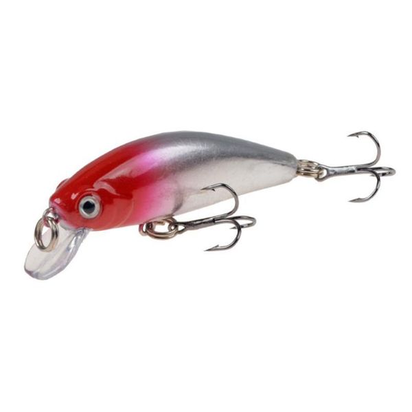 

1pc 5.5cm 6.5g minnow fishing lure laser body 3d eyes sinking wobbler hard crankbait jerkbait bass pike carp fishi qylojl