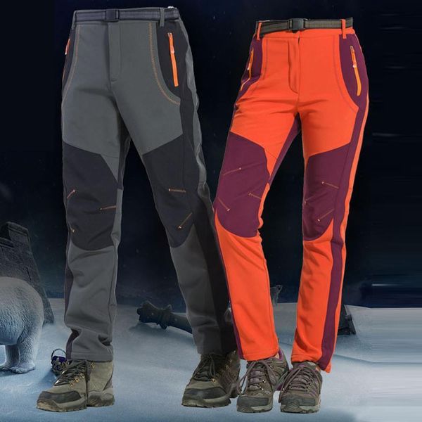 

mens quick dry hiking pants men outdoor sports breathable trekking trousers waterproof windproof thick pants pantalones hombre, Black