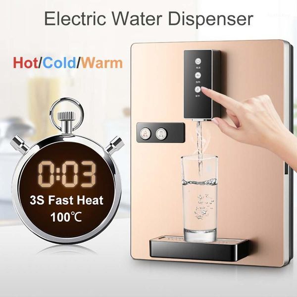 

water dispenser multifunctional /cold/ice electric 220v wall mounting heater cooler drinking fountain1