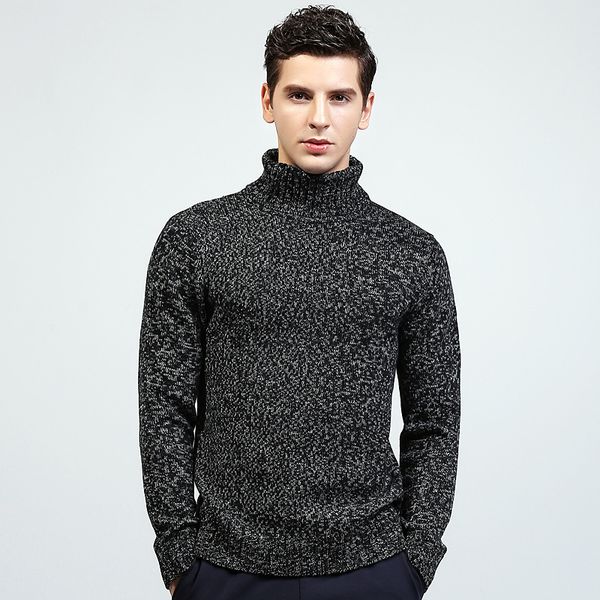 

2021 new men's fashions, turtlenecks, pullovers, clothes, autumn, turtleneck, thin sweater, warm pullovers. gttu, White;black
