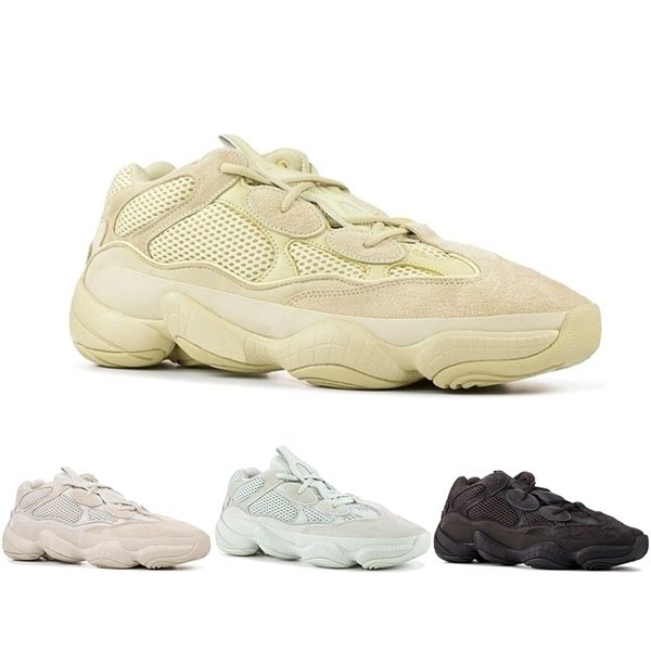 

2020 kanye west runner stone soft vision desert rat 500 men women running shoes stylist bone super moon yellow blush sport sneakers 36-45