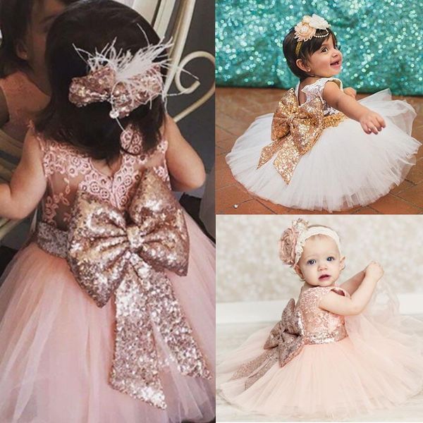 

girl's dresses princess dress baby girls sequins boknot for kids birthday party 3 4 5 years children christams year costume1, Red;yellow