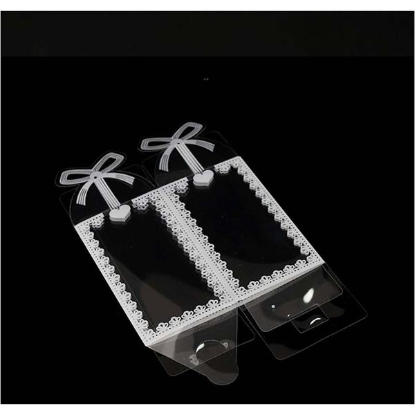 

8815cm белый кружева прозрачный пвх упаковочный ящик упаковки подарочные коробки для конфеты торт мыло для печенья кекс дисплей ящик свадебн