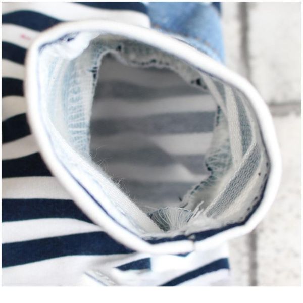 

blue stripe small dog clothes jumpsuit water wash old jean overalls puppy dog jacket cowboy pet coat bbyifb