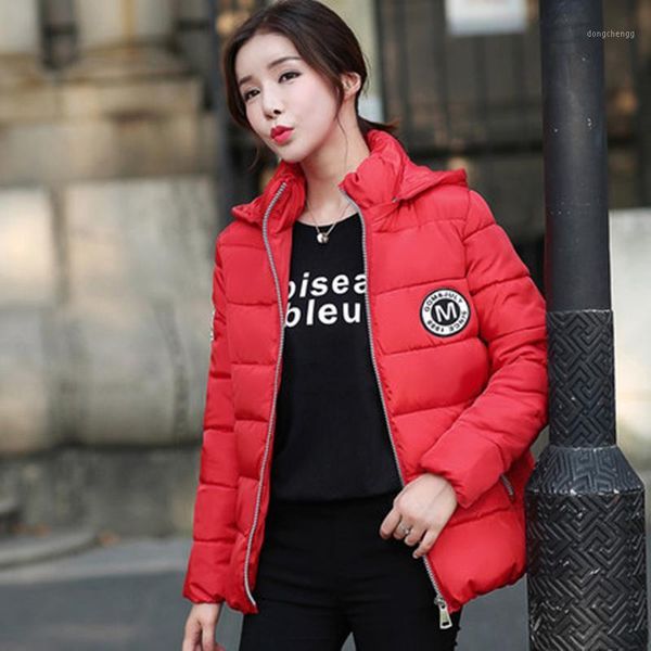 

long women winter sleeve hoode letter prints zippers cotton outerwear loose casual fashion comfortable concise style coats zx8151, Black