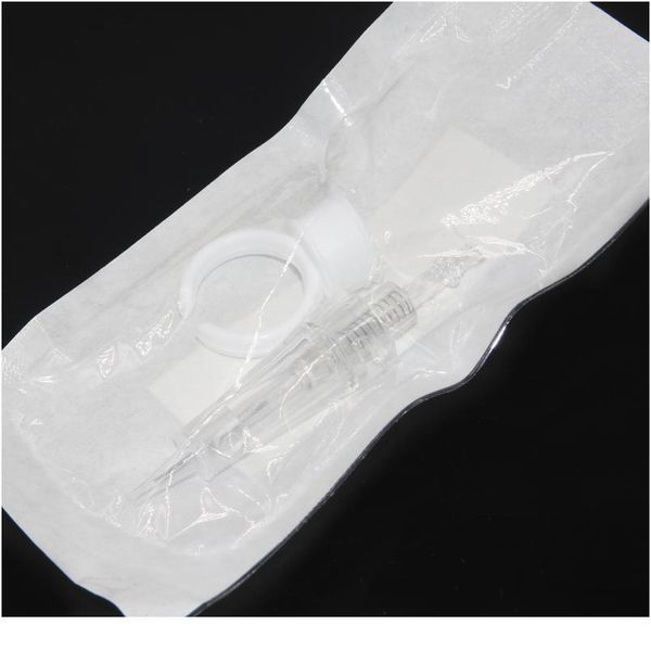 

wholesale 50pcs 1rl new design disposable lip/eyebrow permanent makeup cartridge needles tattoo needles with 1pcs ring qylguq