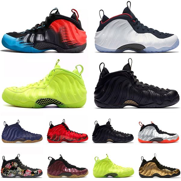 

2020 new arrival one pro penny hardaway shoes air foamposite black aurora volt mens basketball shoes sneakers sports trainers, White;red