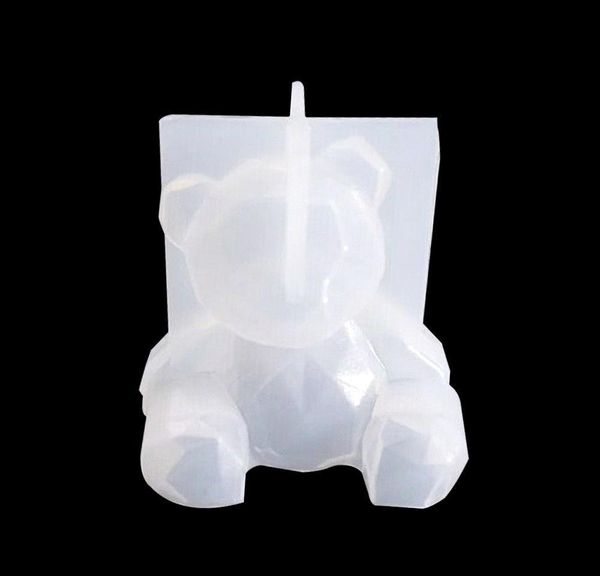 

sile mould diy crystal epoxy three-nsional geometric bear shaped mold plaster aromatherapy cake jllvgm bdebag