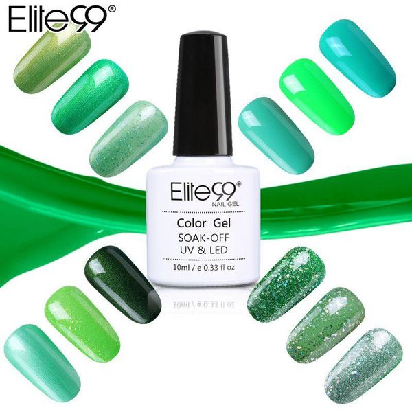 

nail gel elite99 soak off green series polish 10ml led uv lacquer primer varnishes art manicure paint, Red;pink