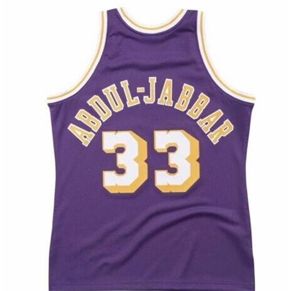 

custom 121 youth women vintage 1987-88 kareem abdul-jabbar college basketball jersey size s-4xl or custom any name or number jersey, Black