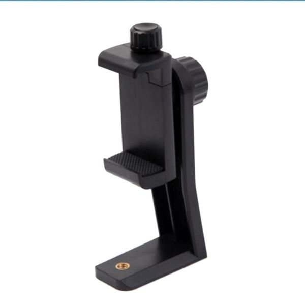 

universal adjustable tripod mount cell phone clip vertical bracket clip clamp holder 360 adapter for smartphone dropshipping