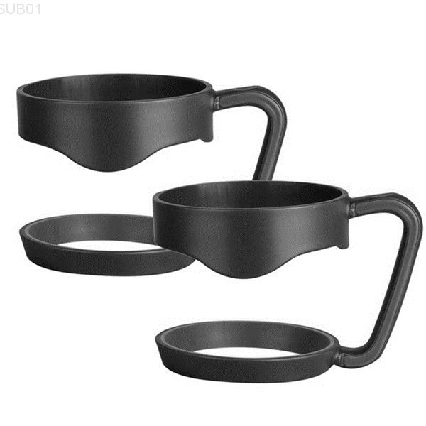 

30 ounce water mugs eco-friendly plastic 4 colors drinkware handle cup holder for stainless steel cups