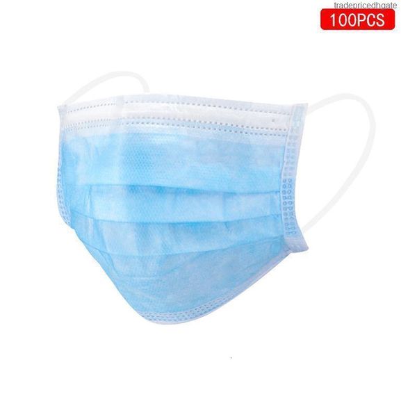 

10/50/100pcs mouth nonwoven face black anti-dust usa disposable mask pm 2.5 earloop activated new 95yjo